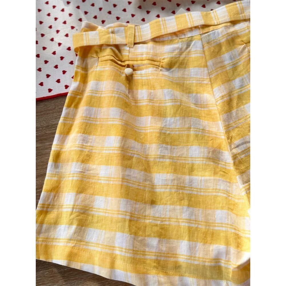Faithfull the Brand Women's‎ Size 12 Yellow Striped Two-Piece Set - Picture 10 of 12